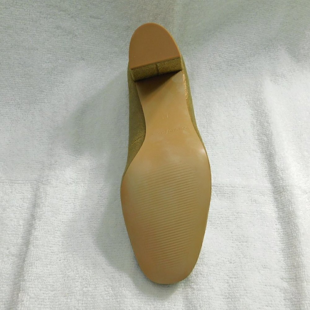 W307 Donald Pliner Bronze Parris Pump Shoes - 7 M - Picture 5 of 5